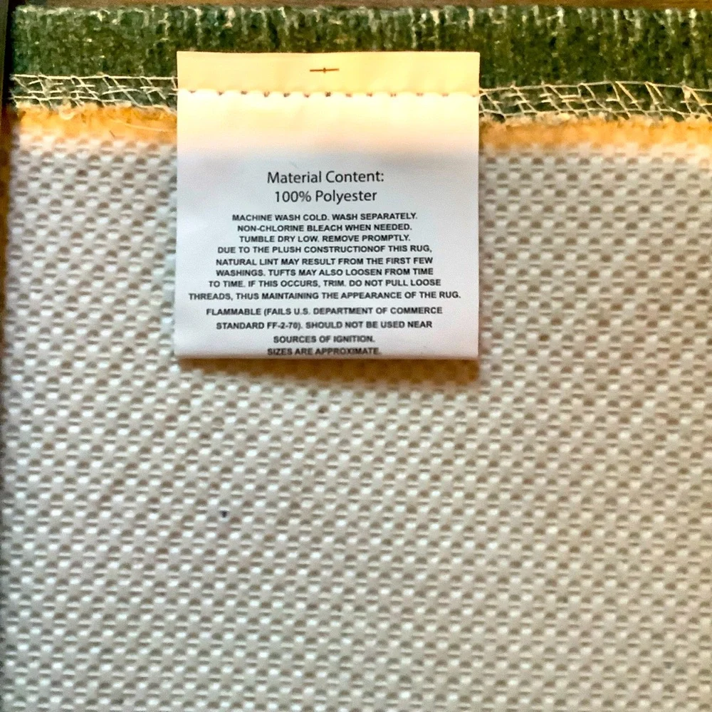 Modern Home Woven Washable Utility or Bath Rug-2’ x 3.33’